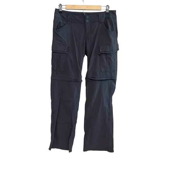 Prana Sage Convertible Outdoor Hiking Cargo Pants Gray Size 4 - Picture 2 of 6